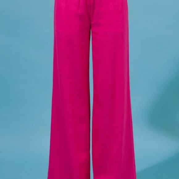 #16 🛑M, L Linen Pants with Smocked Waist - Picture 10 of 14